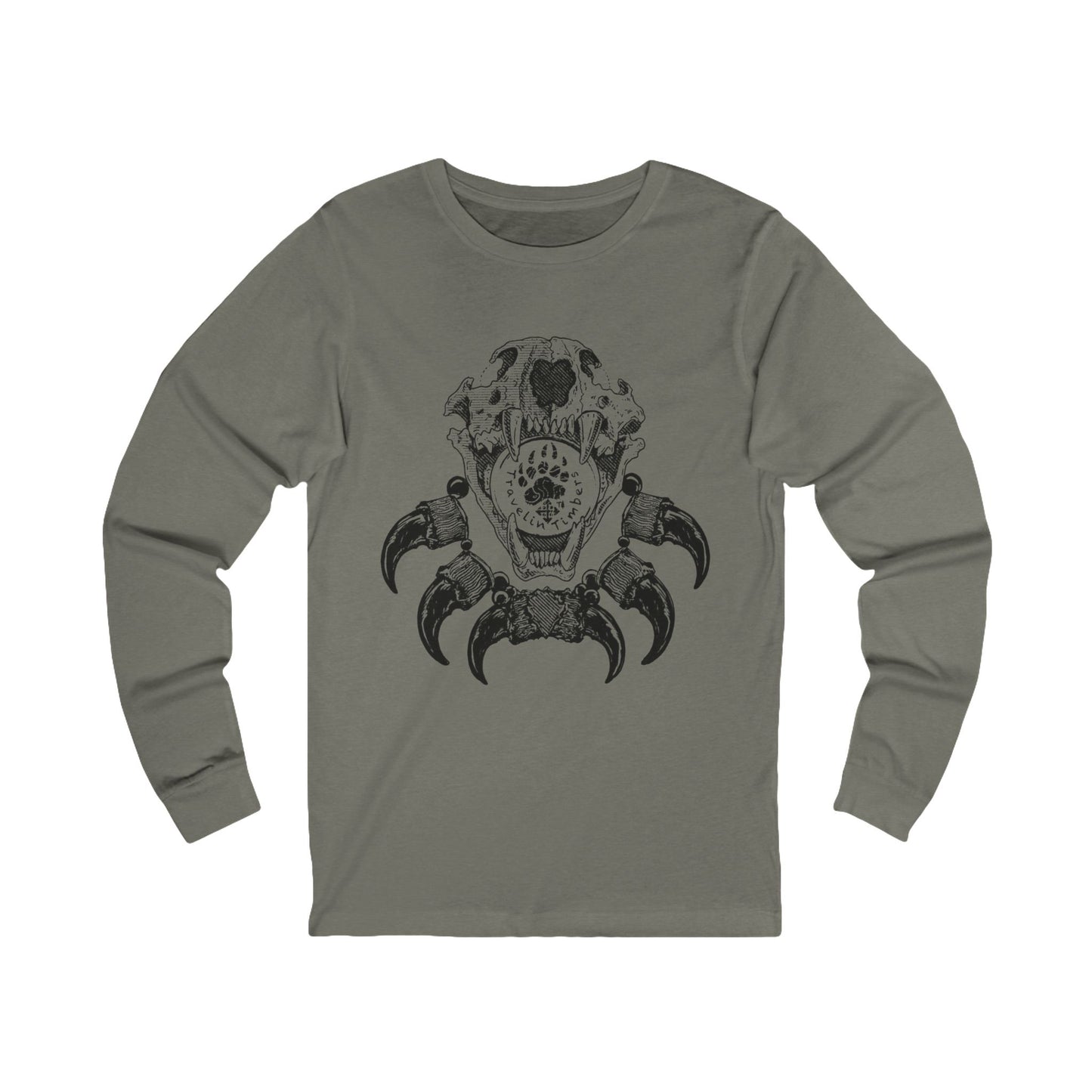 Crusty Mtn Bear Jersey Long Sleeve Tee